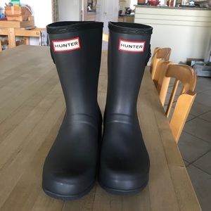 Hunter original tour short rain boots